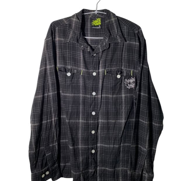 strange heaven 체크 셔츠