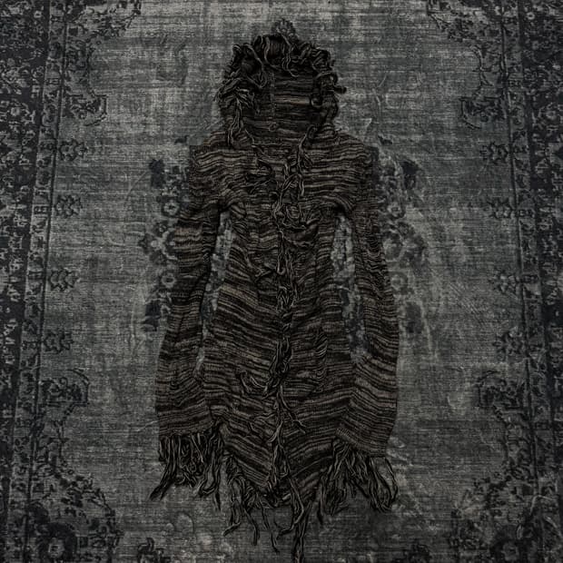 Bernings sho 00s archive fringe cardigan