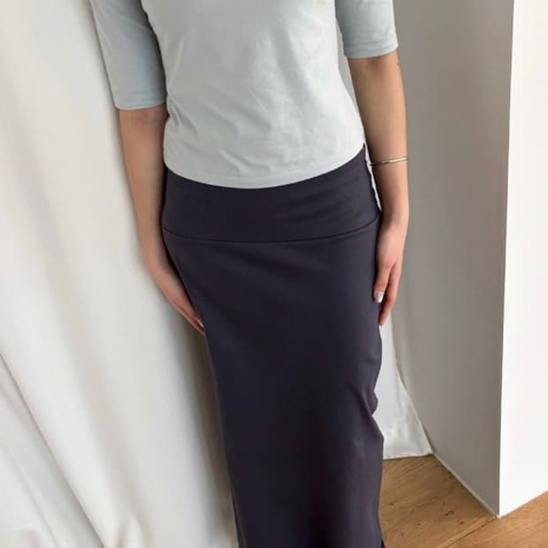 브리즈아카이브 롱 스커트 straight long skirt