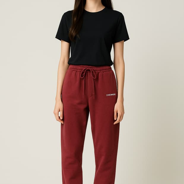 스튜디오톰보이 버건디 조거 트레이닝 팬츠