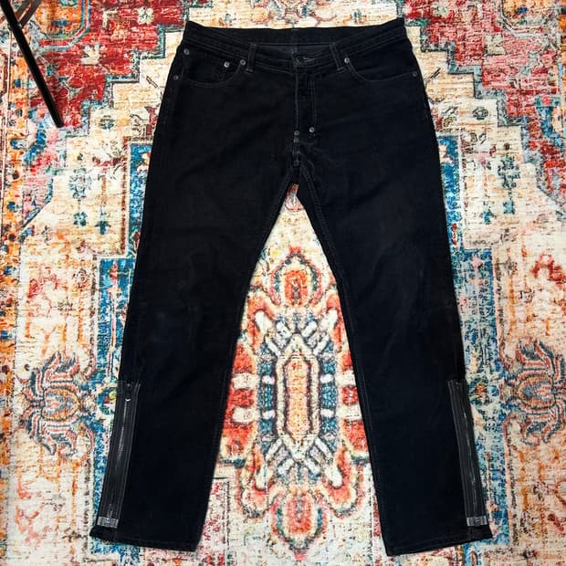 [33] 넘버나인 06AW 느와르(Noir) 코듀로이 지퍼 팬츠