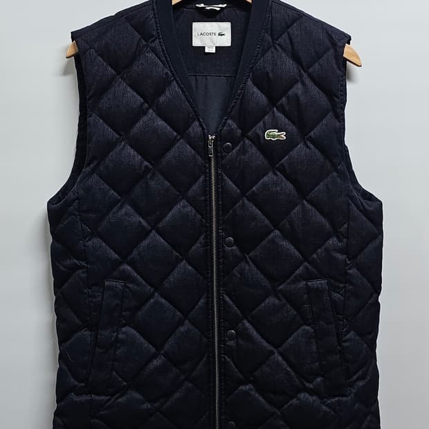 라코스테 덕다운 퀼팅조끼 50 M