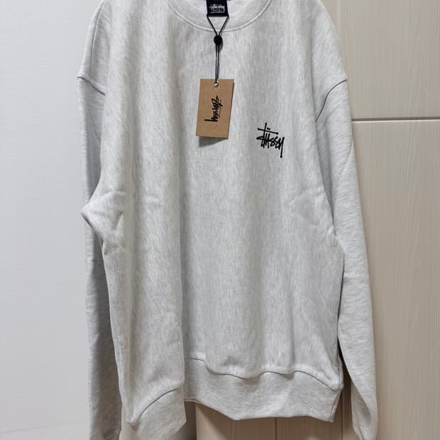 스투시맨투맨 새상품(면,쭈리원단)