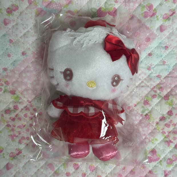 산리오 쇼비도 휘핑체리 시리즈 키티 헬로키티 마스코트