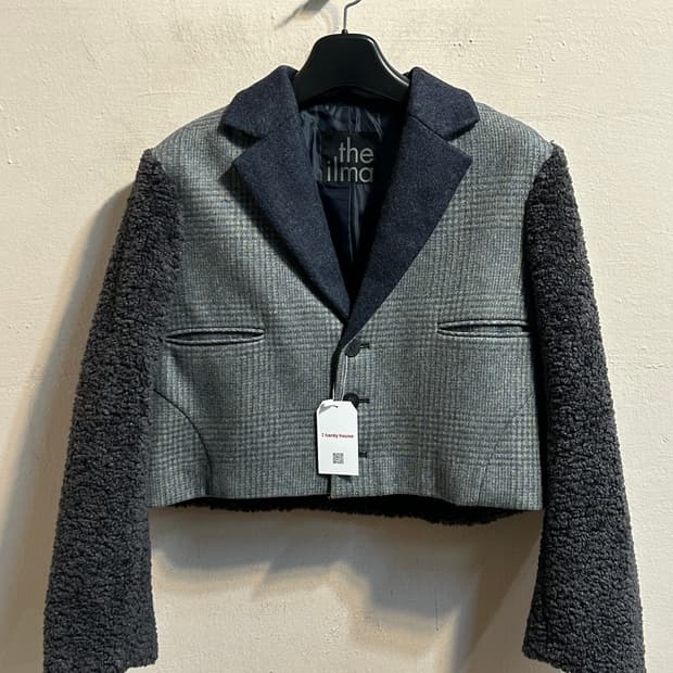 더 일마 울 믹스 크롭 자켓