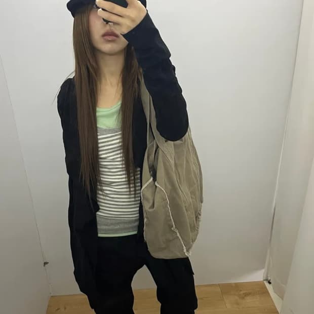 베르크서울 VINTAGE WRINKLE CARDIGAN