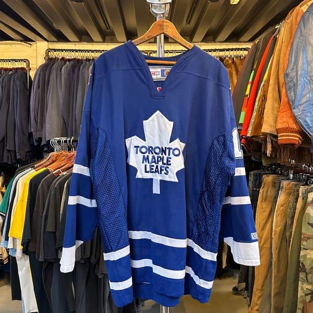 90-00s CCM NHL 토론토 메이플리프스 메쉬 하키 져지