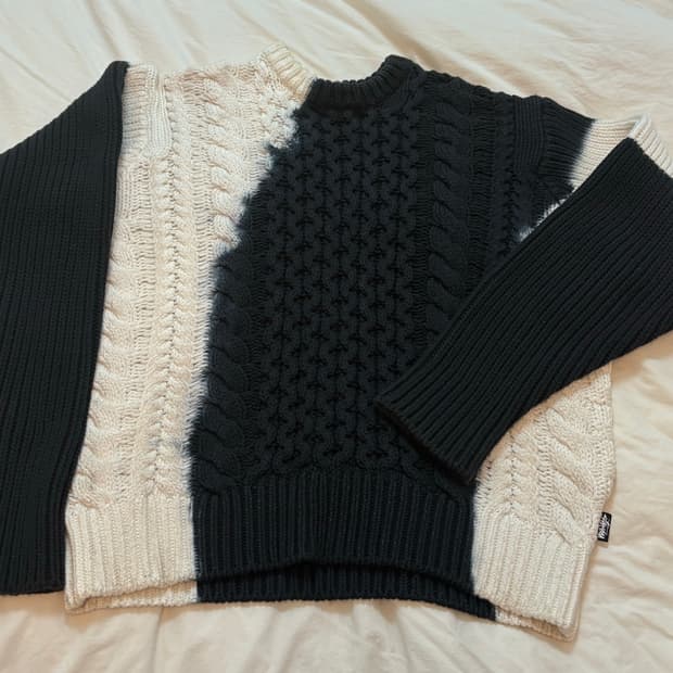 스투시 타이다이 니트 S