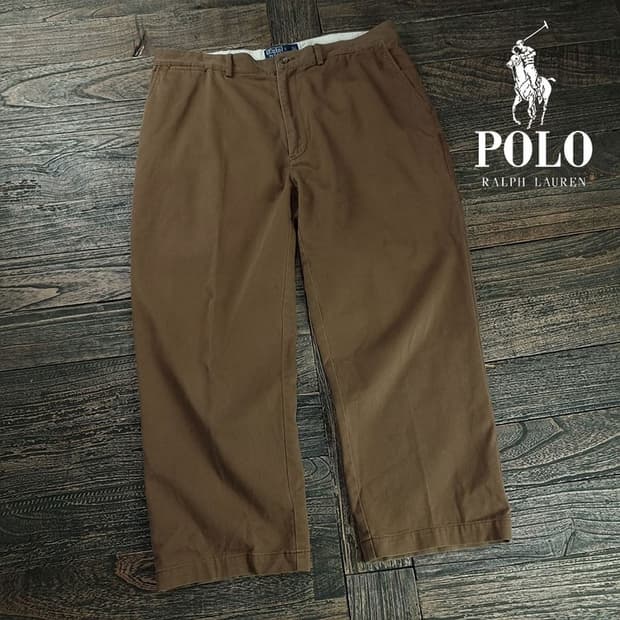 [폴로 랄프로렌] 빅사이즈 치노 팬츠 브라운 M19864