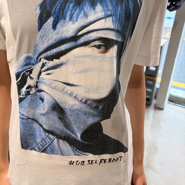 Diesel 리부트 그래픽 반팔 티셔츠 M