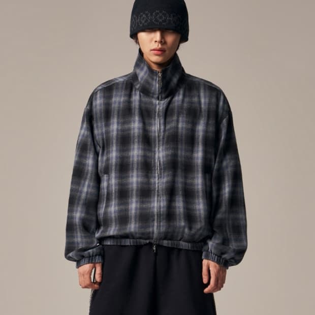 [새상품] 아이돈워너셀 체크 셔켓 셔츠 자켓