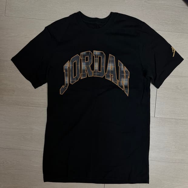 조던 체크 반팔티셔츠