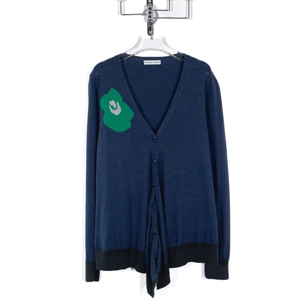 츠모리 치사토 플라워 울 가디건