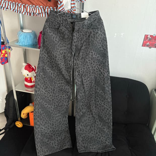 호피 흑청데님 s