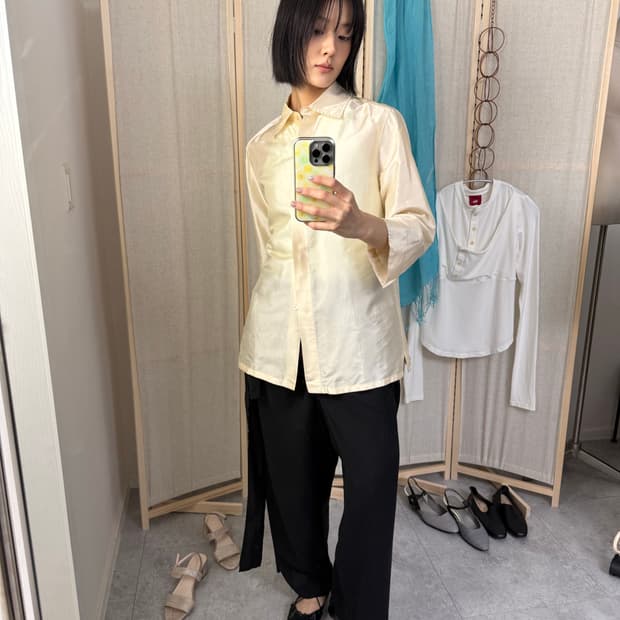 막스마라 실크 셔츠 (ITALY)