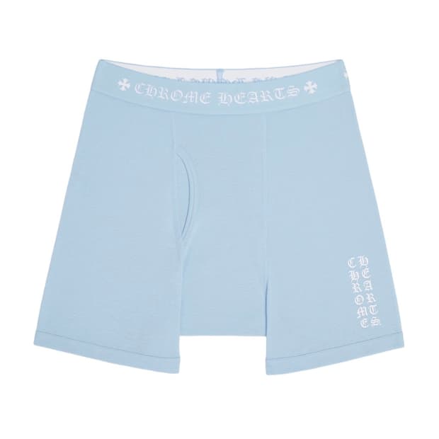 크롬하츠 팬티 클래식 립 복서 L 베이비 블루 (새상품)