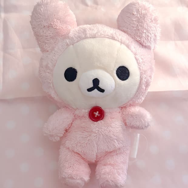 (레어) 고전 산엑스 우사기 코리락쿠마 리락쿠마 인형 방꾸 히메갸루