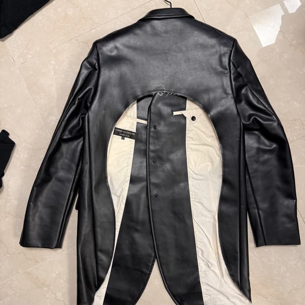 Comme des garcons homme plus leather