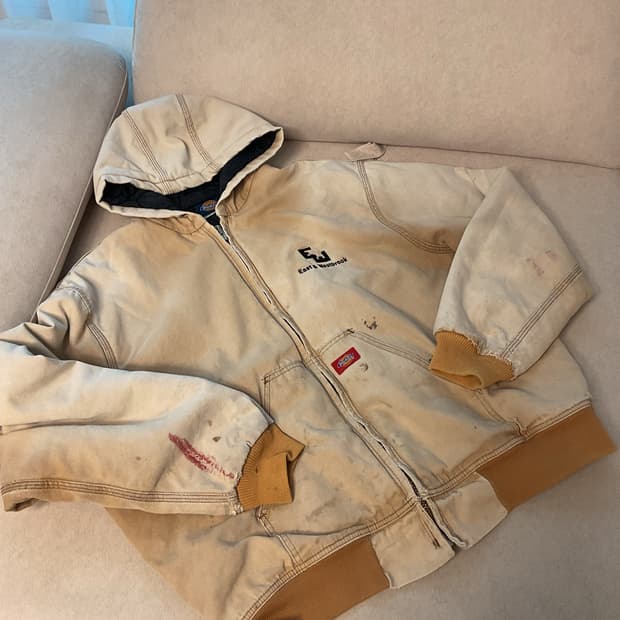 90s faded distressed duck active jacket 