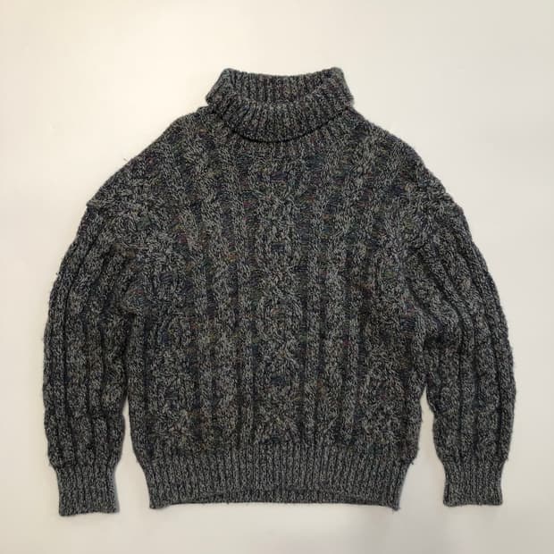 미쏘니 이태리 메이드 헤비 케이블  니트 