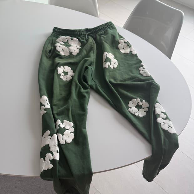 데님티어스 그린 팬츠 s