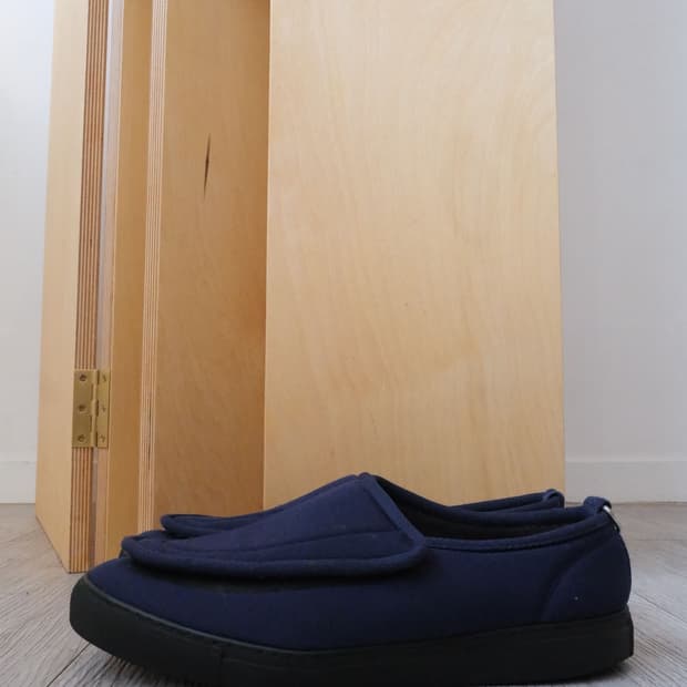 HOMME PLUS Velcro Slip on Shoes