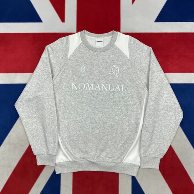 노매뉴얼 맨투맨 M 실측 L 