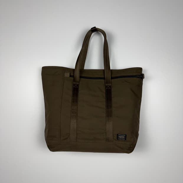요시다포터 텐션 코듀라 토트백 올리브