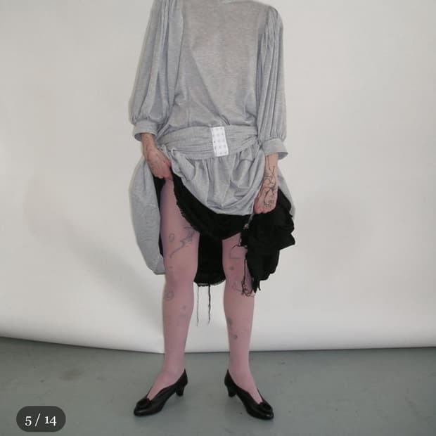 에옹쓰 아르누보 드레스 gray 