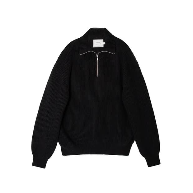 마티스 더 큐레이터 집업니트 블랙 3