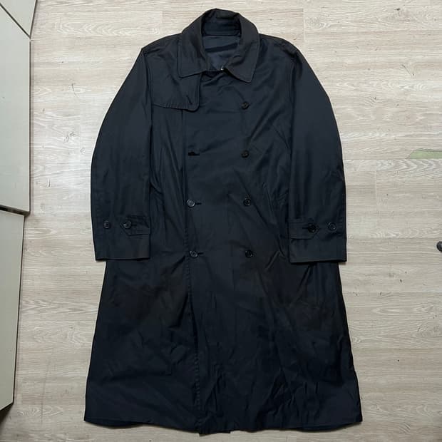 비바스튜디오 더블 트렌치 롱코트 [블랙] M/95
