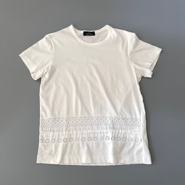트리콧꼼데가르송 comme des garcons 디테일 반팔 티셔츠