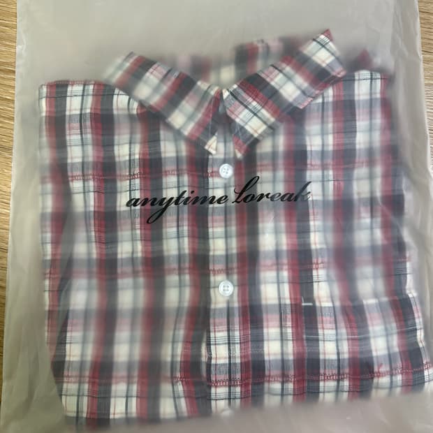 애니타임로릭 Iris shirt-red(RENEWAL) M