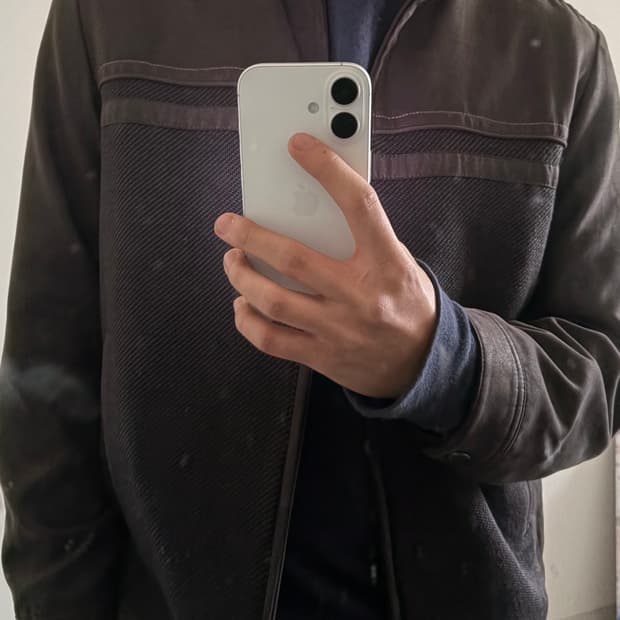 메쉬 패널 자켓