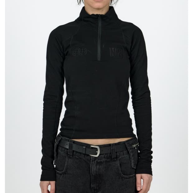 MPa SOFT-SHELL HALF ZIP WOMEN (BLACK) L