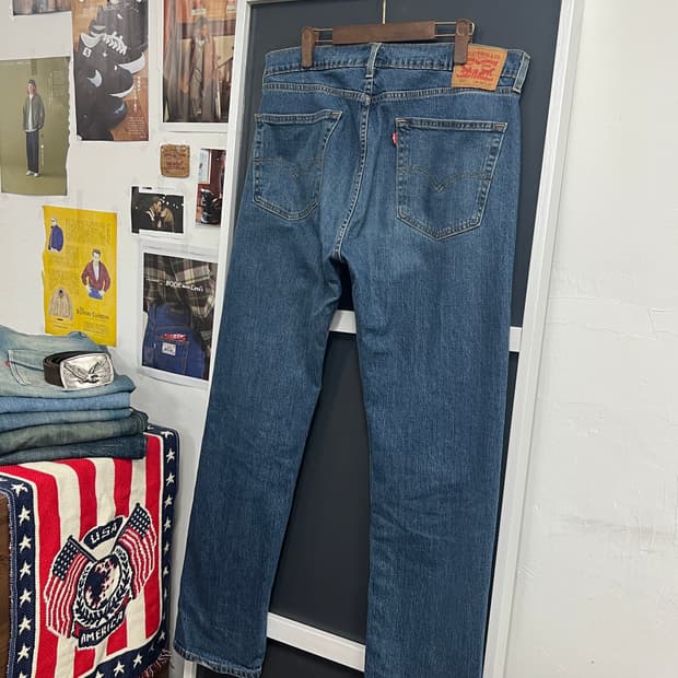 Levis 리바이스 505 레귤러 스트레이트핏 데님 팬츠