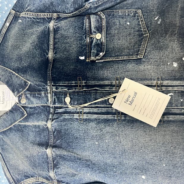 뉴매뉴얼 캡틴선샤인 콜라보 데님자켓