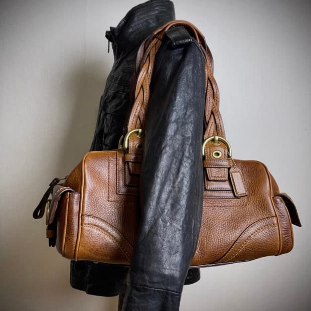 [OS] Vintage Coach SoHo Tobacco Brown