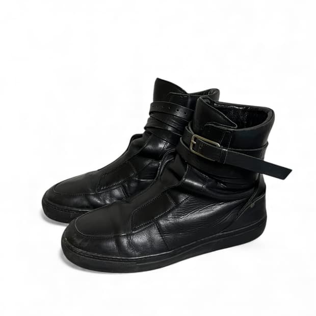 Kris Van Assche leather strap Hightop 