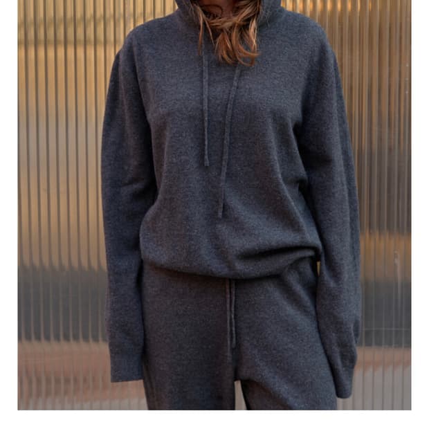 머듈 니트 후디