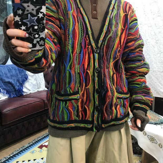 LIMNOS 케이블 니트 가디건 