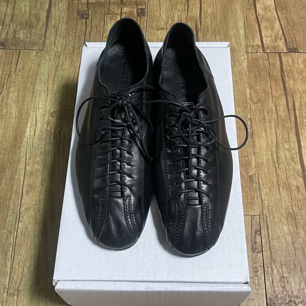 [소장품] ROUND TOE LACE-UP_2.0 (+3cm) W250