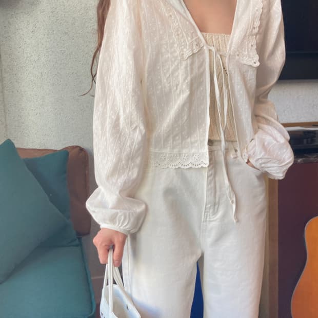 메이비베이비 dearest Acacia (bl) 블라우스