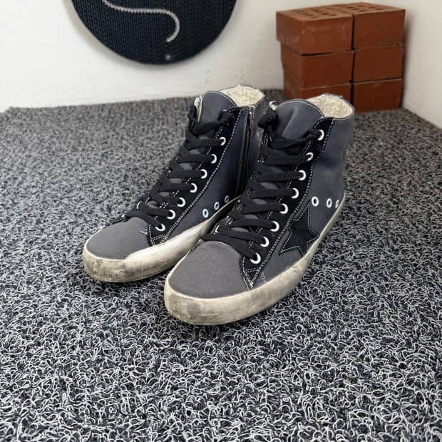 골든구스 프란시(Golden Goose Francy) 다크 그레이 캔버스