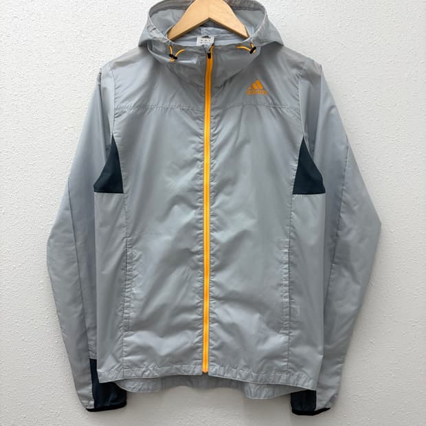 아디다스 클라이머  프루프 라이트 그레이 윈드브레이커 자켓