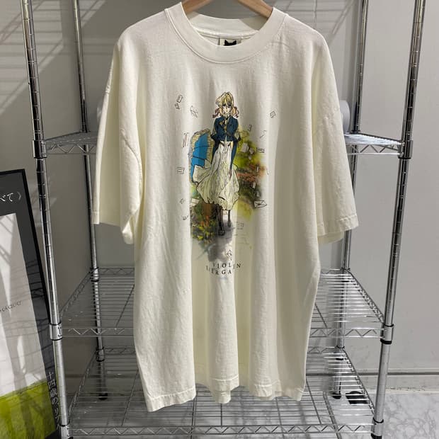 바이올렛에버가든 부틀렉 애니메이션 티셔츠