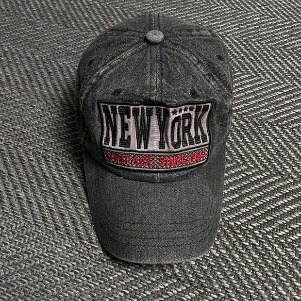 페랑 NEWYORK 빅로고 뉴스보이 볼캡o 5126