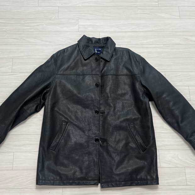 올드 갭 레더 카코트 L