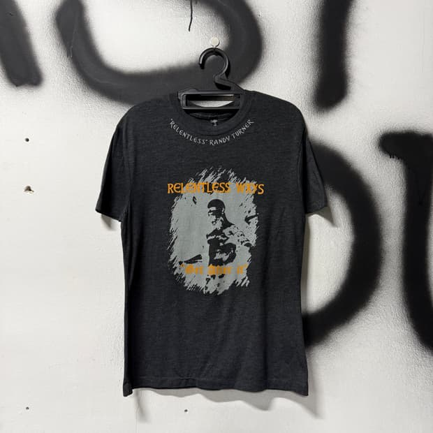 랜디 터너 멀트 프린팅 밴드 락 반팔 티셔츠