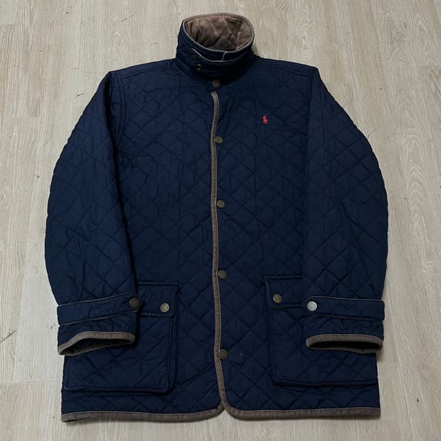 폴로 랄프로렌 코듀로이 카라 퀼팅 자켓 L/14-16